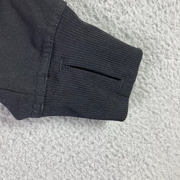 Track Jacket Size Medium Junior Full Zip Black Juniors‎ Athletic Running Workout - Picture 7 of 9